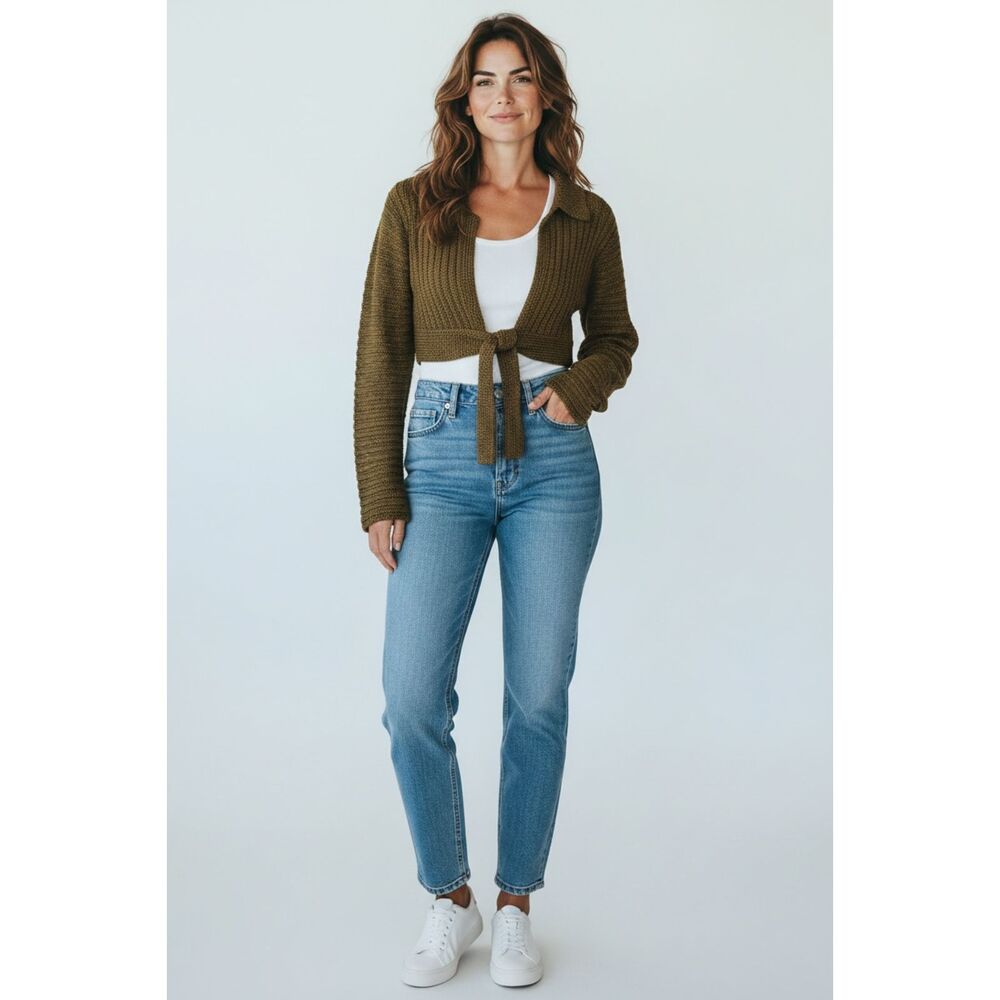 Savannah Morrow - Noemi Knit Wrap Top - XXS - NWT